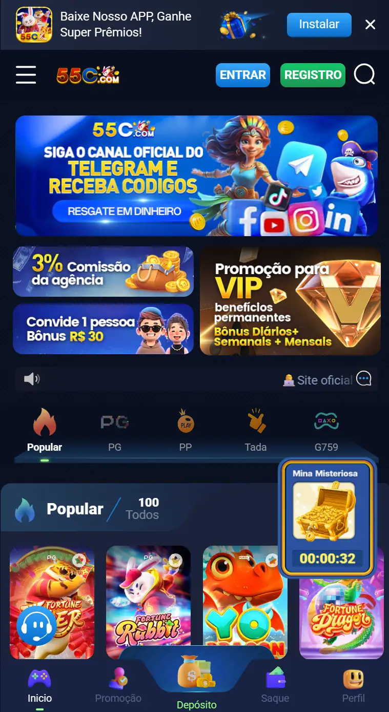 55c Conheça cassino ao vivo com PIX Comece Hoje Mesmo